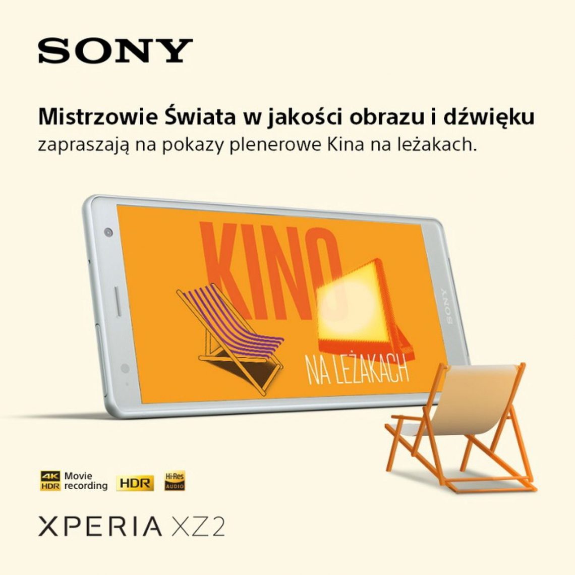 Sony zaprasza na seanse filmowe. Wszystko w ramach akcji „Kino na leżakach”