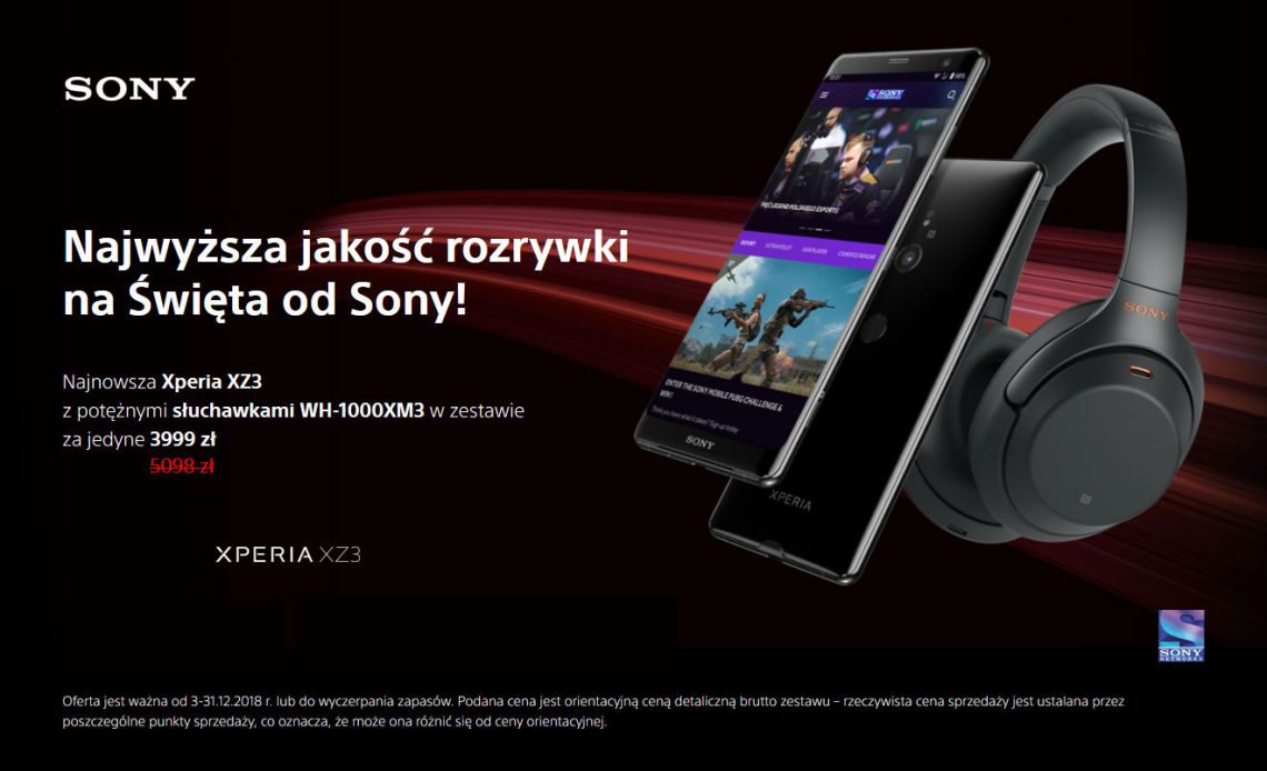 Sony rusza ze świąteczną promocją. Fajny zestaw dostępny w sklepie producenta