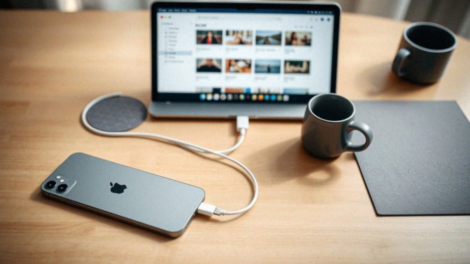 Jak zgrać zdjęcia z iPhone na PC za pomocą kabla USB?