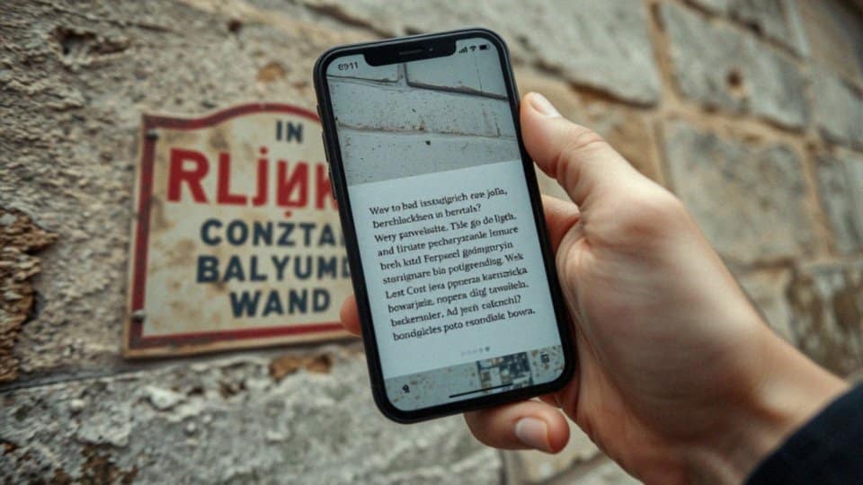 Jak można używać Live Text do tłumaczenia tekstu?