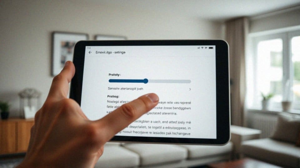 Jak używać suwaka do określenia rozmiaru czcionki?