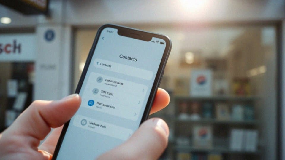 Jak przenieść kontakty z telefonu na kartę SIM? Praktyczny przewodnik